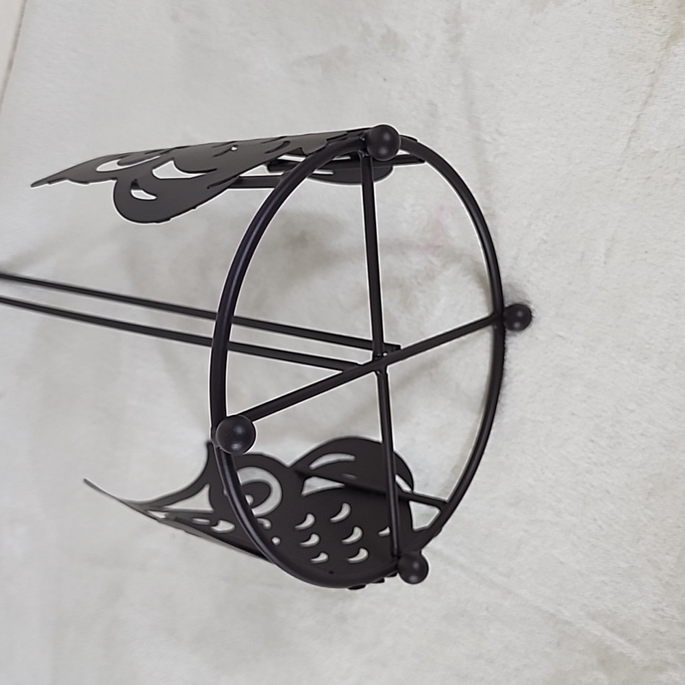 Home X Chocolate Brown Owl Paper Towel Holder - Picture 4 of 5